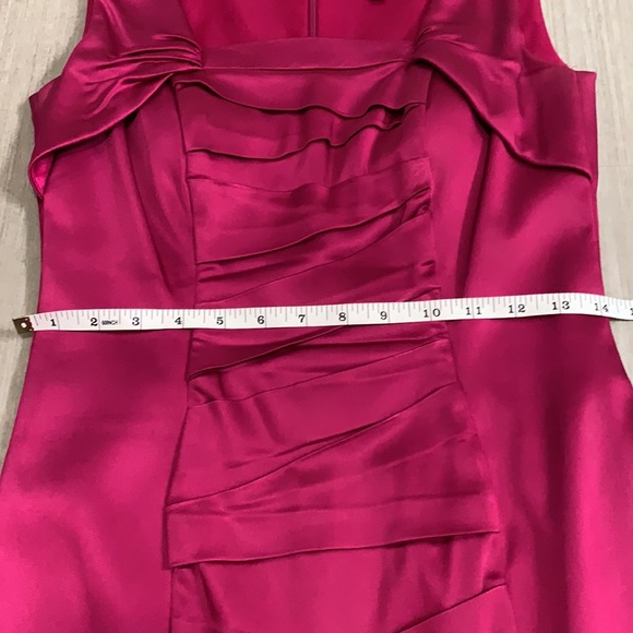 JAX Fuchsia pink satin dress - Picture 16 of 16